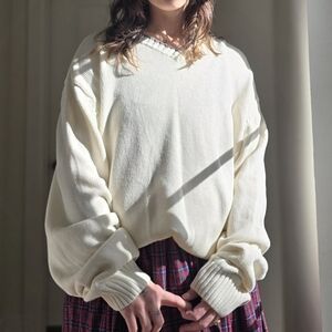 Cotton Knit Sweater Men's 2X